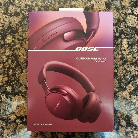 New! Bose QuietComfort ULTRA Noise Cancelling Bluetooth Wireless Headphones Plum - Picture 2 of 10